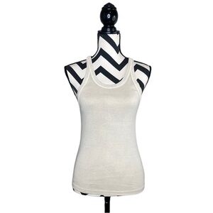 Rowan Sz L 100% Cotton Neutral Tank Top